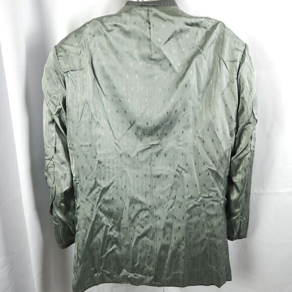 Tom James Mens 42L Gray Pinstripe 3-Button Ventless Sports Coat Blazer - Picture 5 of 8